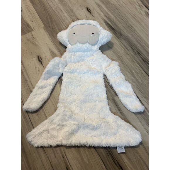 SLUMBERKINS LARGE YETI Monster Snuggler Security Blanket Lovey Plush 22” Large - Picture 1 of 3